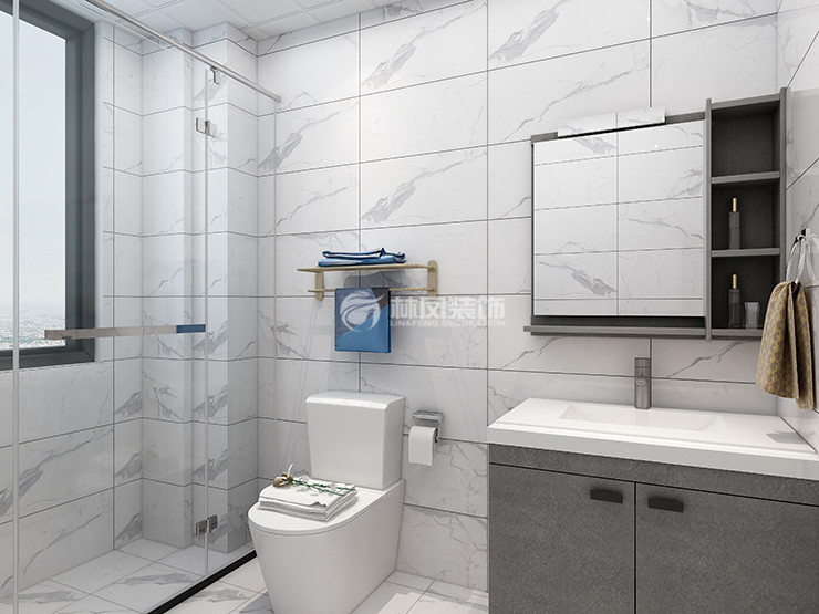 衛(wèi)生間收納柜設計裝修效果圖