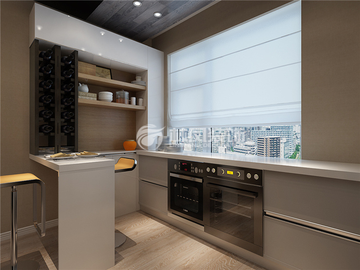 陽臺(tái)木地板鋪貼裝修效果圖