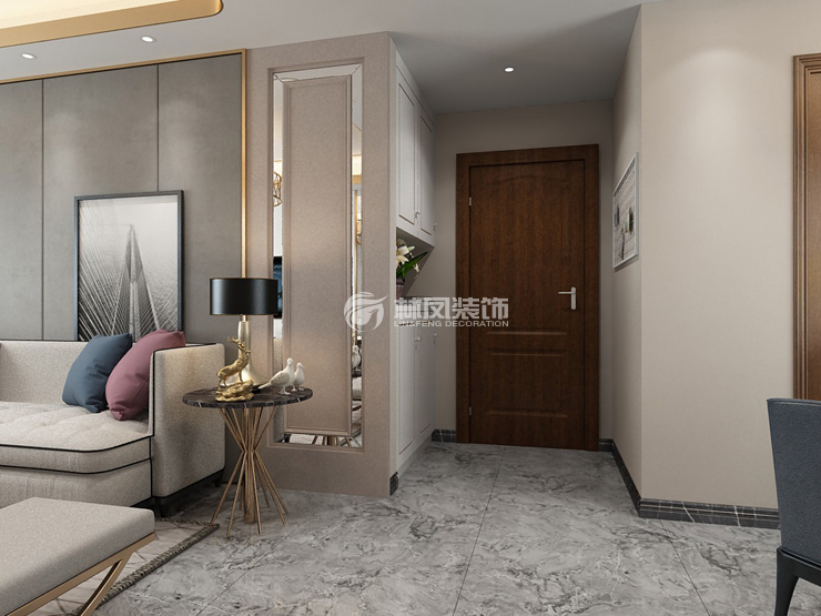 輕奢風(fēng)格玄關(guān)設(shè)計裝修效果圖