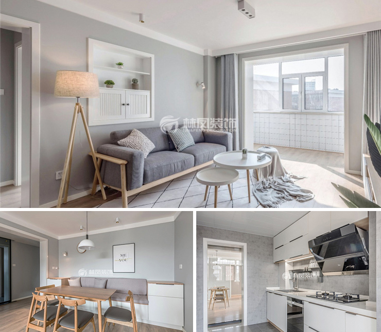 華潤(rùn)置地悅璽119平北歐風(fēng)格裝修效果圖