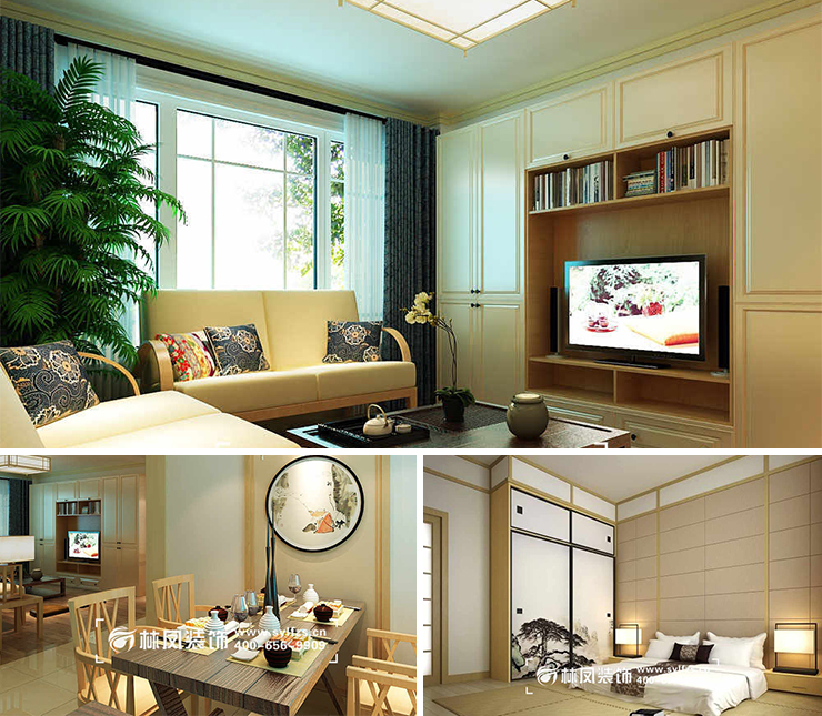 中南旭輝和樾118平日式風格裝修效果圖