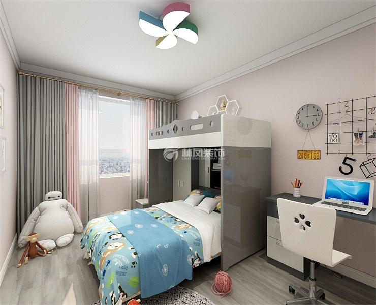 兒童房書柜設(shè)計(jì)裝修效果圖