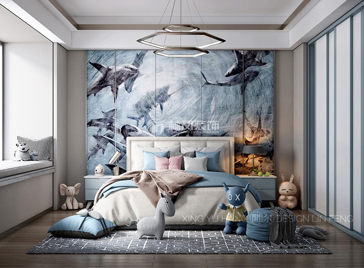 兒童房墻面設計裝修效果圖