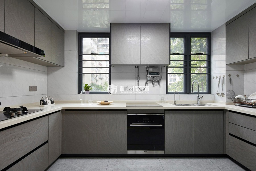 北歐風(fēng)格嵌入式洗碗機(jī)裝修效果圖