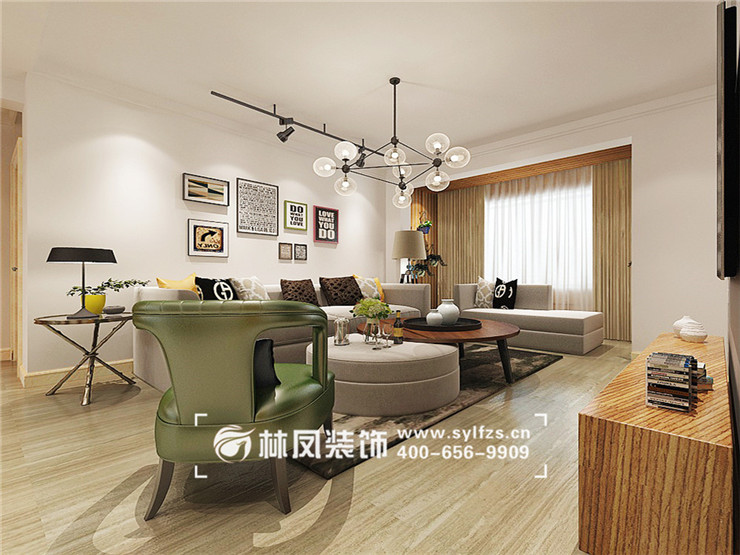 現代風格軌道燈裝修效果圖