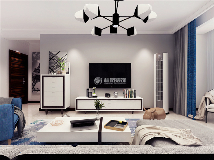 現(xiàn)代風(fēng)格客廳踢腳線設(shè)計裝修效果圖