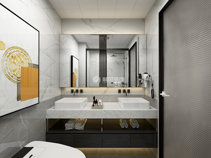現代風格衛(wèi)生間干區(qū)設計裝修效果圖