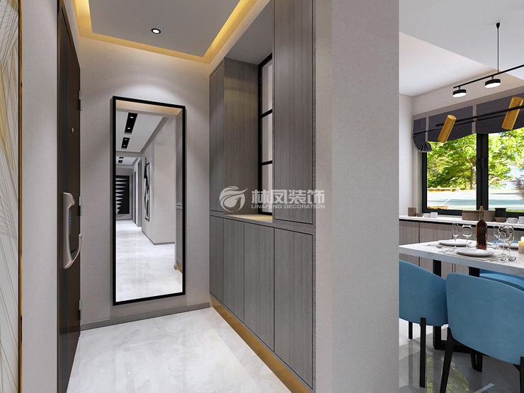 輕奢風格餐廳室內(nèi)窗設(shè)計裝修效果圖