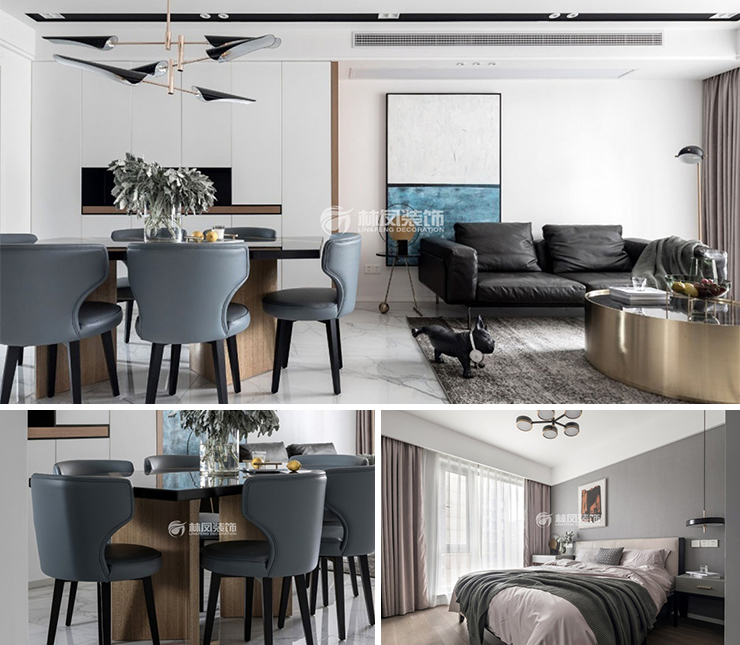 美的盛堂 130平 現(xiàn)代簡(jiǎn)約風(fēng)格裝修效果圖