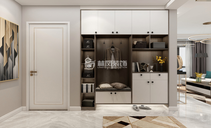 現(xiàn)代風格玄關(guān)柜設(shè)計裝修效果圖