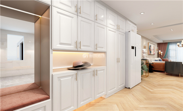 現(xiàn)代風格玄關(guān)收納柜設(shè)計裝修效果圖