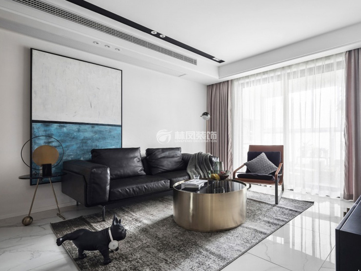 現(xiàn)代客廳無(wú)主燈設(shè)計(jì)裝修效果圖