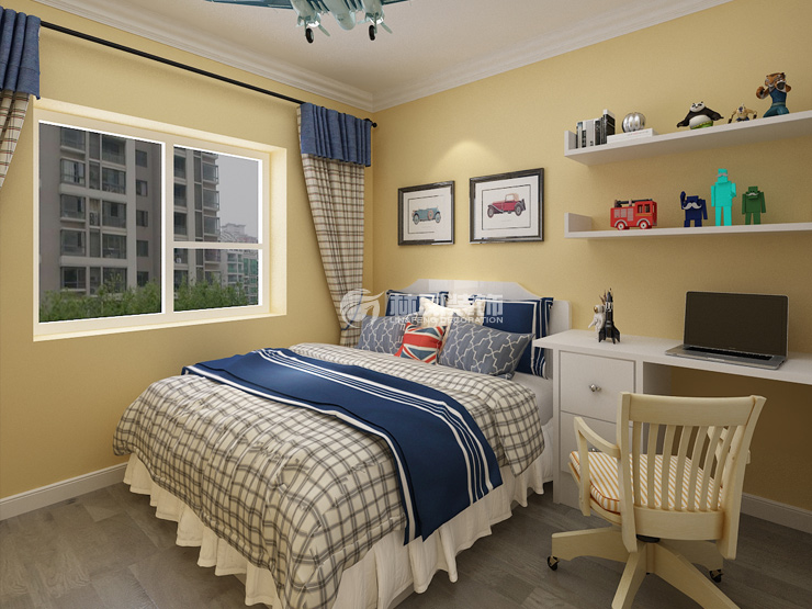 清河灣-137平-美式風(fēng)格-兒童房3.jpg