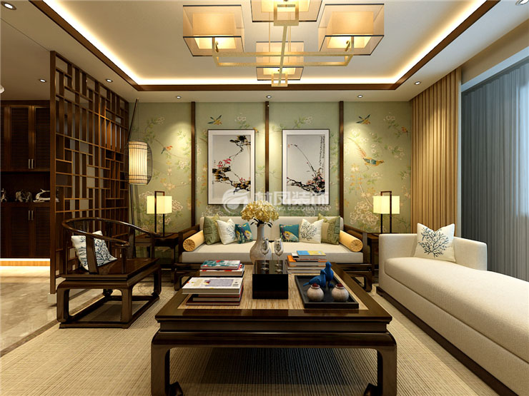 雅居樂(lè)-134平-中式風(fēng)格-客廳3.jpg