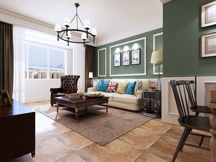 中?？党?87平-美式風(fēng)格-客廳 (2).jpg