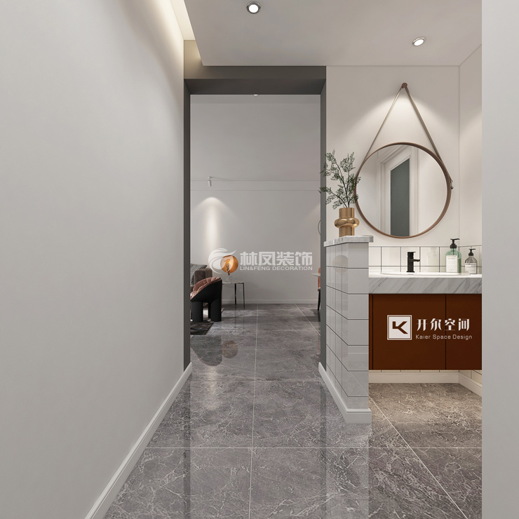 龍湖西府原著-125平-現(xiàn)代簡約風格-過廊.jpg