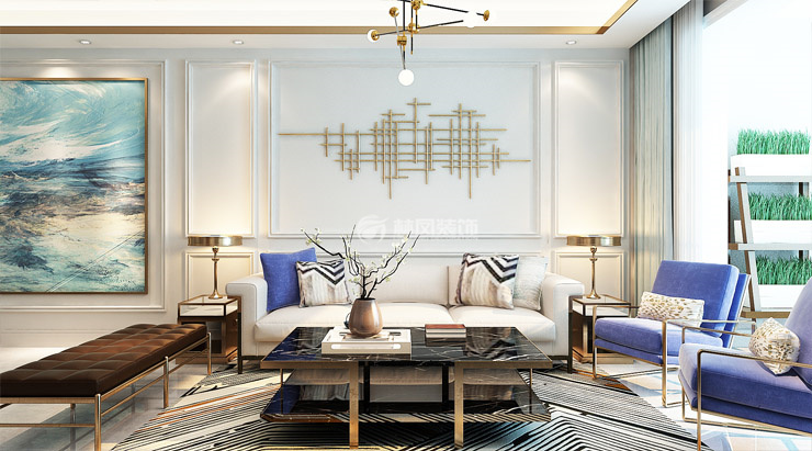 五礦世家金城125平-輕奢風(fēng)格-客廳04.jpg