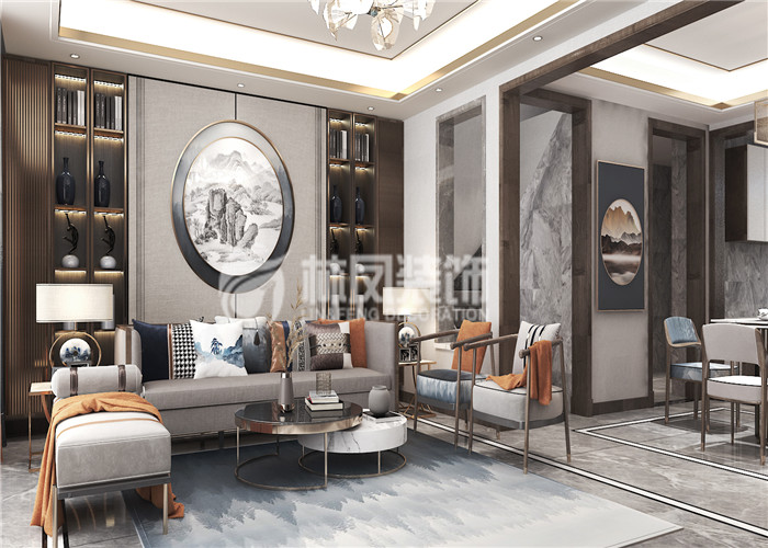 s8-錢(qián)昱皓-龍湖西府原著-245平-新中式風(fēng)格-客廳2.jpg