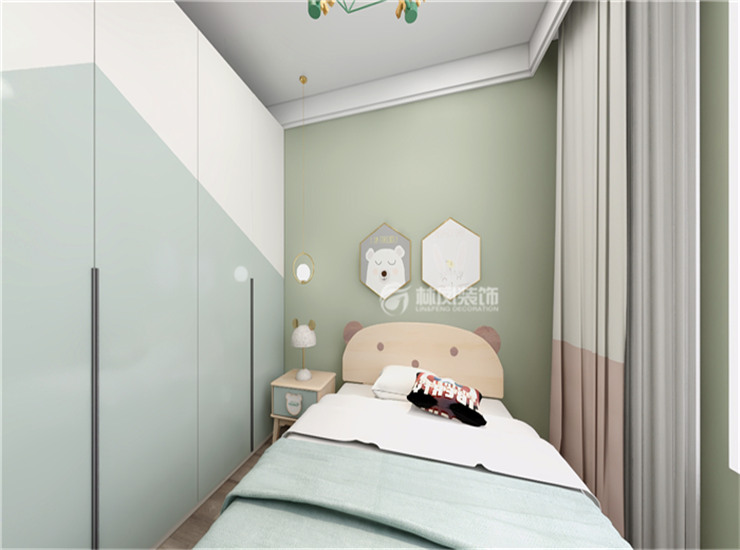 保利紫荊公館-125平-現(xiàn)代風格-兒童房2.jpg