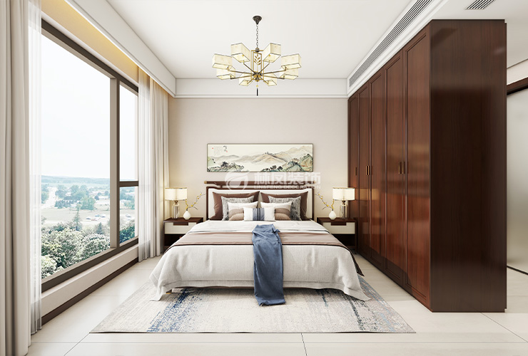 金地九闕臺-172㎡-中式風(fēng)格-主臥.jpg
