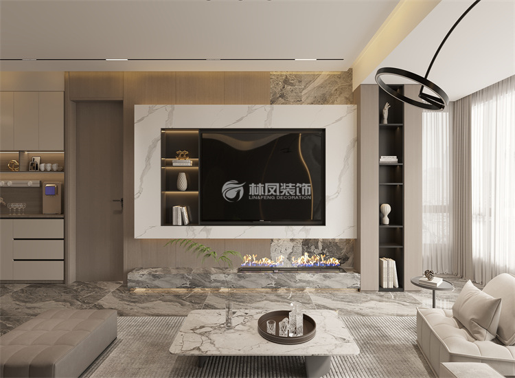 華潤榮華府135㎡意識風(fēng)格 客廳.jpg