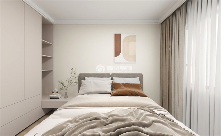金地鐵西檀府-105平-現(xiàn)代風格-臥室（2）.jpg
