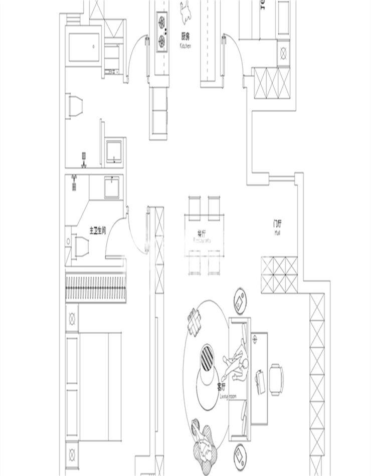 綠城和園-125平-現(xiàn)代風(fēng)格-平面圖 (1).jpg