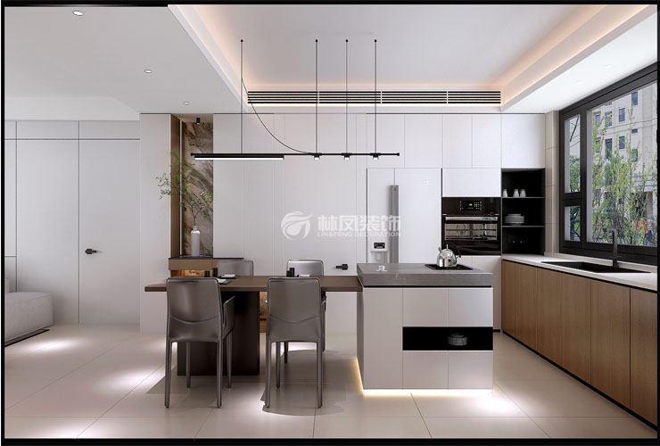萬(wàn)科·府前壹號(hào)-130平-現(xiàn)代奶油-餐島臺(tái)西廚房.jpg