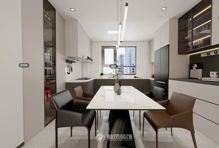 保利公園壹號(hào)124平 現(xiàn)代風(fēng)格 餐廳.jpg